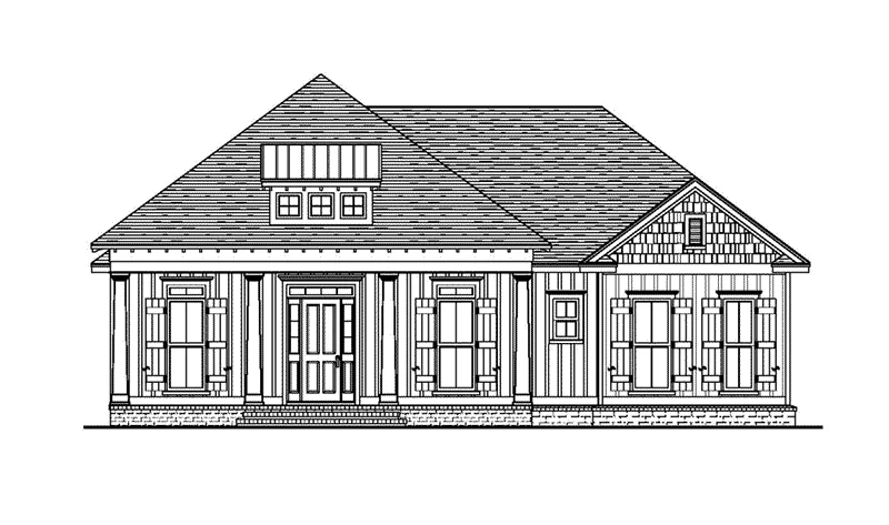 Cabin & Cottage House Plan Front Elevation - 024D-0818 - Shop House Plans and More