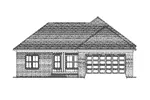 Cabin & Cottage House Plan Rear Elevation - 024D-0818 - Shop House Plans and More