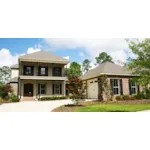 Southern Plantation House Plan Front of House 024D-0821