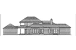 Plantation House Plan Right Elevation - Chamberland Southern Home 024D-0821 - Search House Plans and More