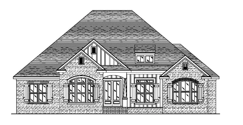 Arts & Crafts House Plan Front Elevation - 024D-0822 - Shop House Plans and More