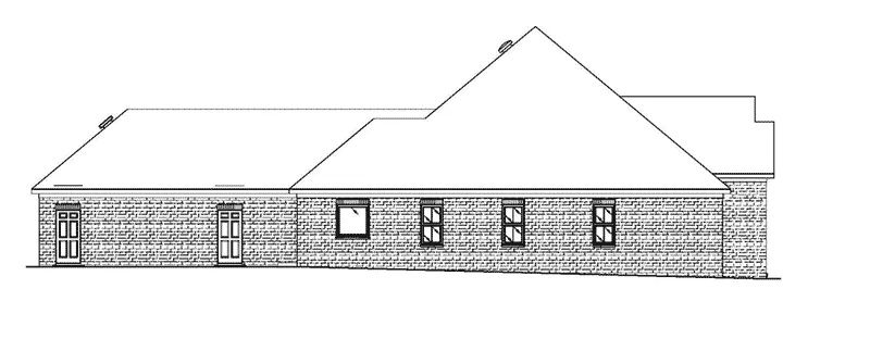 Craftsman House Plan Left Elevation - 024D-0822 - Shop House Plans and More