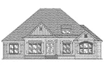 Ranch House Plan Front Elevation - 024D-0823 - Shop House Plans and More