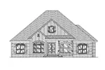 Ranch House Plan Front Elevation - Becker Southern Home 024D-0824 - Search House Plans and More