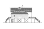 Vacation House Plan Right Elevation - 024D-0826 - Shop House Plans and More