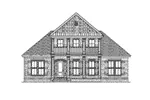 Rustic House Plan Front Elevation - Bay Springs Southern Home 024D-0827 - Search House Plans and More