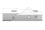 Ranch House Plan Left Elevation - 024D-0828 - Shop House Plans and More