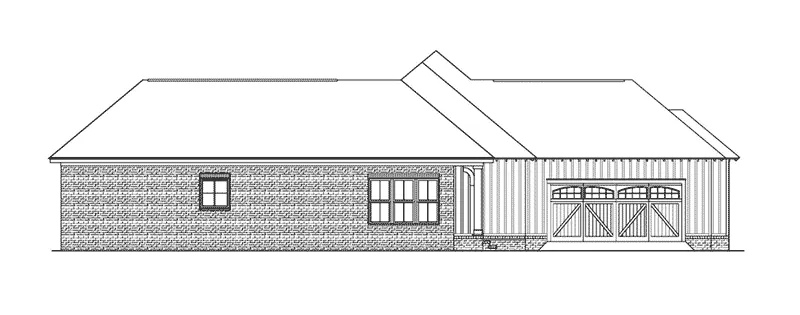 Craftsman House Plan Left Elevation - 024D-0829 - Shop House Plans and More