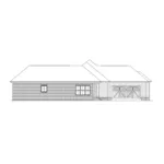 Traditional House Plan Left Elevation - Kendall Point Southern Home 024D-0829 - Shop House Plans and More