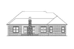 Craftsman House Plan Rear Elevation - 024D-0829 - Shop House Plans and More