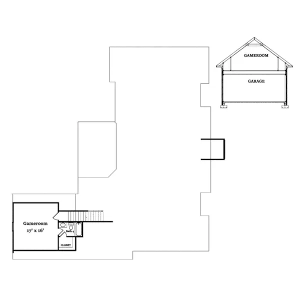 Country House Plan Second Floor - Sandison Southern Home 024D-0831 - Shop House Plans and More