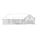 Country House Plan Rear Elevation - Sandison Southern Home 024D-0831 - Shop House Plans and More