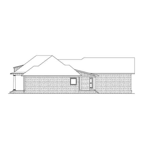 Country House Plan Right Elevation - Sandison Southern Home 024D-0831 - Shop House Plans and More