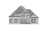 Southern House Plan Front Elevation - Simpson Hollow Luxury Home 024D-0833 - Shop House Plans and More