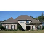 Southern House Plan Front of Home - Simpson Hollow Luxury Home 024D-0833 - Shop House Plans and More