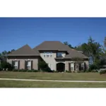 Southern House Plan Front Photo 01 - Simpson Hollow Luxury Home 024D-0833 - Shop House Plans and More