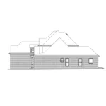 Southern House Plan Right Elevation - Simpson Hollow Luxury Home 024D-0833 - Shop House Plans and More