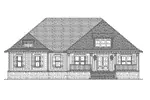 Craftsman House Plan Front Elevation - Sunnybridge Southern Home 024D-0834 - Shop House Plans and More