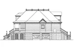 Cape Cod & New England House Plan Right Elevation - 024D-0835 - Shop House Plans and More