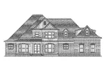 Country French House Plan Front Elevation - 024D-0838 - Shop House Plans and More