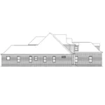 Country French House Plan Left Elevation - 024D-0838 - Shop House Plans and More