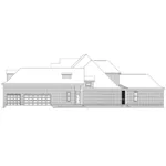 Country French House Plan Right Elevation - 024D-0838 - Shop House Plans and More