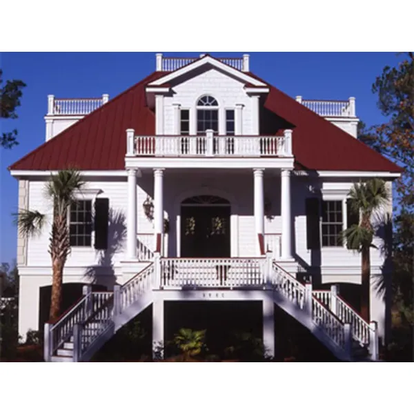 Raised Southern Lowcountry Home With A Custom Feel