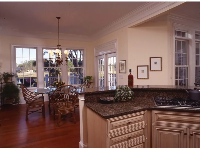 Traditional House Plan Kitchen Photo 09 - Gulfview Lowcountry Home 024S-0010 - Search House Plans and More