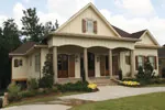Country French House Plan Front Photo 01 - Briley Southern Craftsman Home 024S-0025 - Search House Plans and More