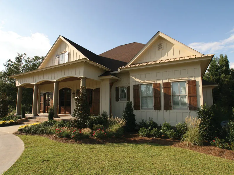 Southern House Plan Front Photo 02 - Briley Southern Craftsman Home 024S-0025 - Search House Plans and More