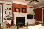 Arts & Crafts House Plan Living Room Photo 12 - Briley Southern Craftsman Home 024S-0025 - Search House Plans and More