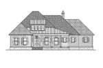 Front Elevation - Dianne Hill Lowcountry Home 024S-0029 - Search House Plans and More