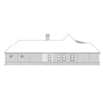 Left Elevation - Dianne Hill Lowcountry Home 024S-0029 - Search House Plans and More