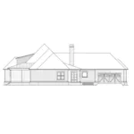 Right Elevation - Dianne Hill Lowcountry Home 024S-0029 - Search House Plans and More