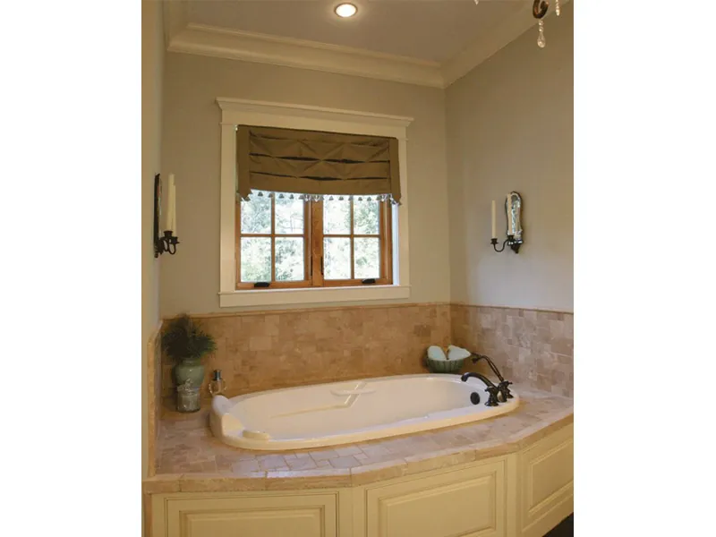 Mountain House Plan Master Bathroom Photo 01 - 024S-0030 - Shop House Plans and More