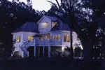 Colonial House Plan Rear Night Photo - Highcroft Manor Luxury Home 024S-0037 - Search House Plans and More
