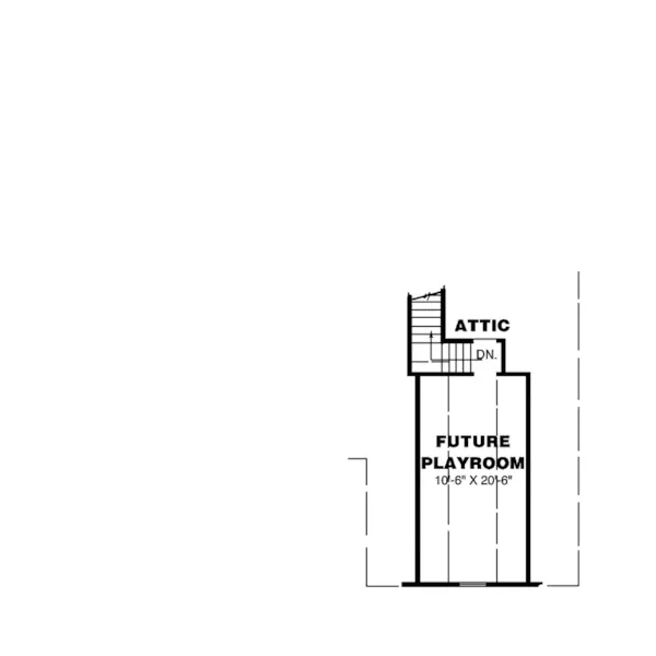 European House Plan Optional Second Floor - Elmore Ranch Home 025D-0011 - Search House Plans and More