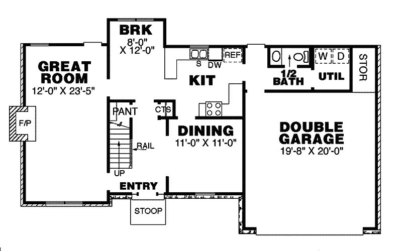 Traditional House Plan First Floor - Lillian Grove Traditional Home 025D-0014 - Shop House Plans and More