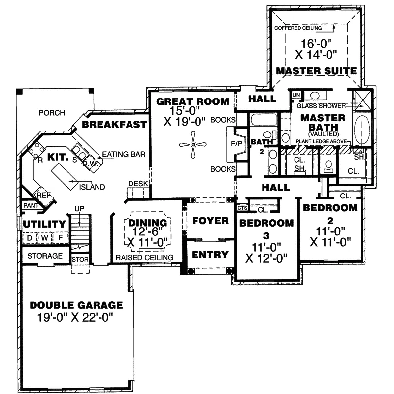 Traditional House Plan First Floor - Johnsville Traditional Home 025D-0020 - Search House Plans and More