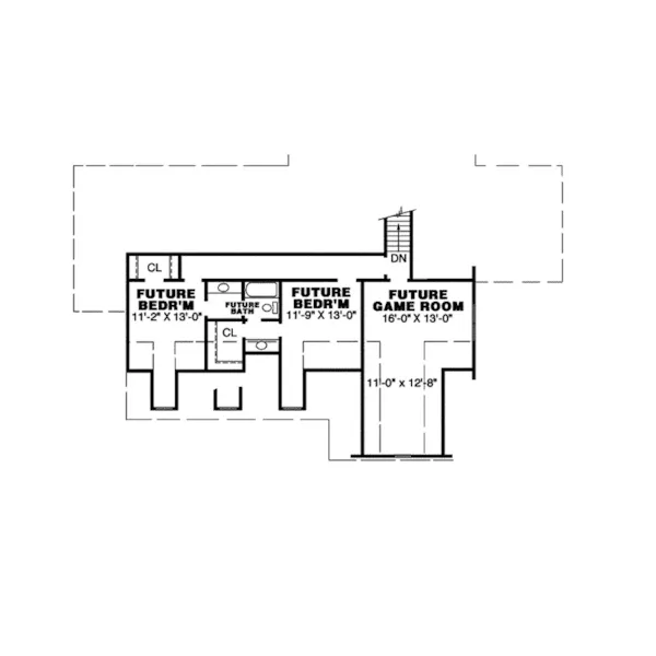 Country House Plan Second Floor - Madray Springs Country Home 025D-0027 - Shop House Plans and More