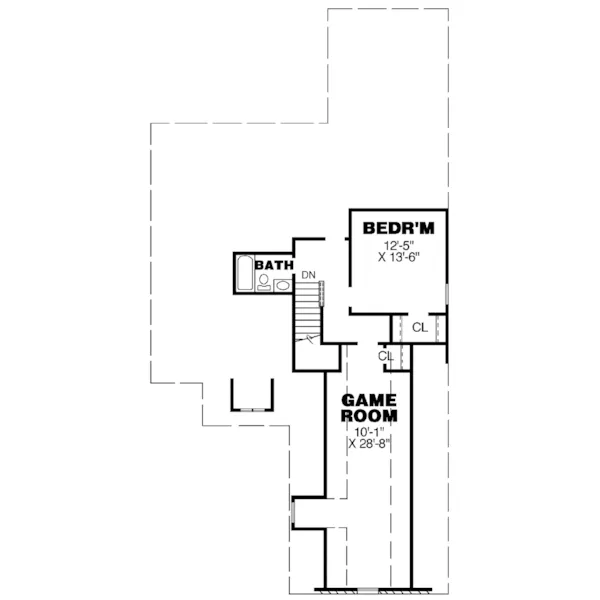 Traditional House Plan Second Floor - Sapelo Park Ranch Home 025D-0036 - Shop House Plans and More