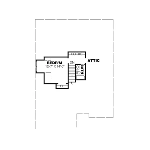 Traditional House Plan Second Floor - Easely Hill European Home 025D-0037 - Search House Plans and More