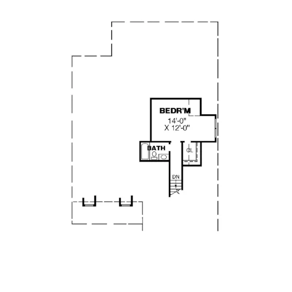 Country House Plan Second Floor - Highlands Ranch  Home 025D-0077 - Search House Plans and More