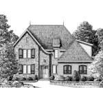 Victorian House Plan Front of Home - Waterbury Heights European Home 025D-0103 - Shop House Plans and More