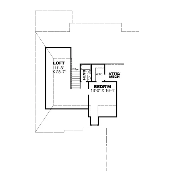 Southern House Plan Second Floor - Southington Luxury Home 025D-0104 - Shop House Plans and More