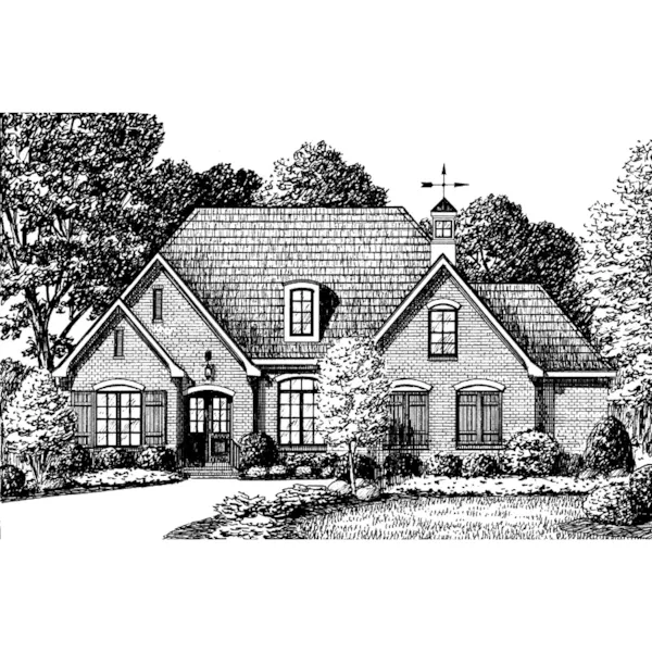 Luxury House Plan With European Accents