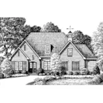 Luxury House Plan With European Accents