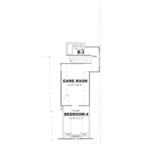 Traditional House Plan Second Floor - Saylor Place Traditional Home 025D-0108 - Shop House Plans and More