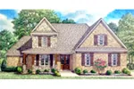 Traditional House Plan Front of House 025D-0109