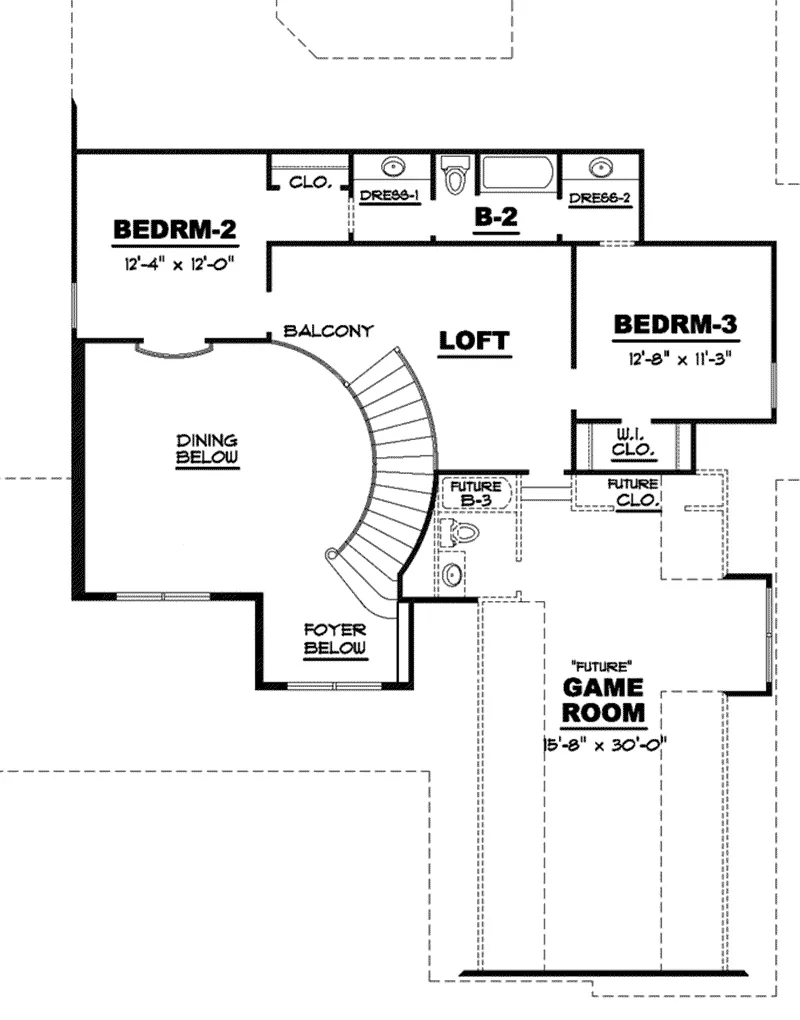 European House Plan Second Floor - Barker Woods Craftsman Home 025D-0111 - Search House Plans and More